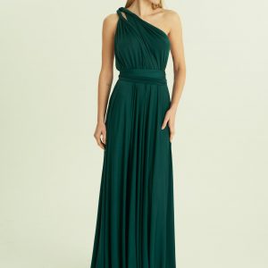 Multi Wrap Dress – Wickelkleid – Brautjungfern Kleid (Grün)