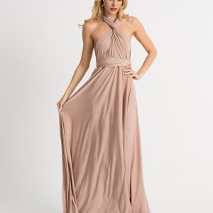 Multi Wrap Dress – Wickelkleid – Brautjungfern Kleid – Antikes Pink
