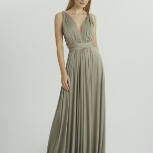 Multi Wrap Dress – Wickelkleid – Brautjungfern Kleid (Oliv)