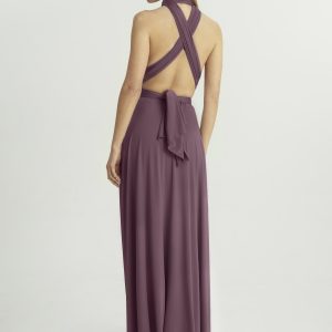 Multi Wrap Dress – Wickelkleid – Brautjungfern Kleid (Pflaume)